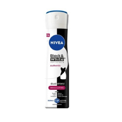 Nivea Desodorante Spray Black & White 200 ml Invisible Authentic