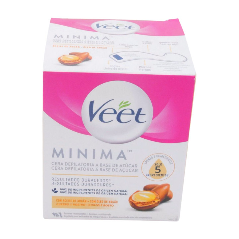 Veet Cera Tibia 250 ml Natural Argan