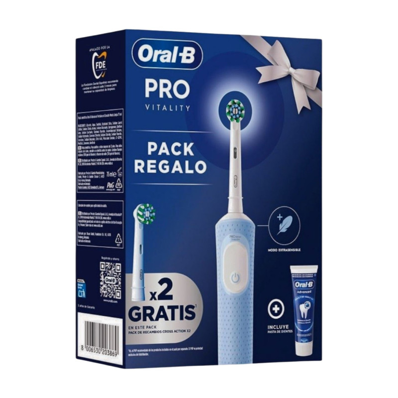 Oral-B Cepillo Electrico Vitality Pro Pack (3 Piezas)