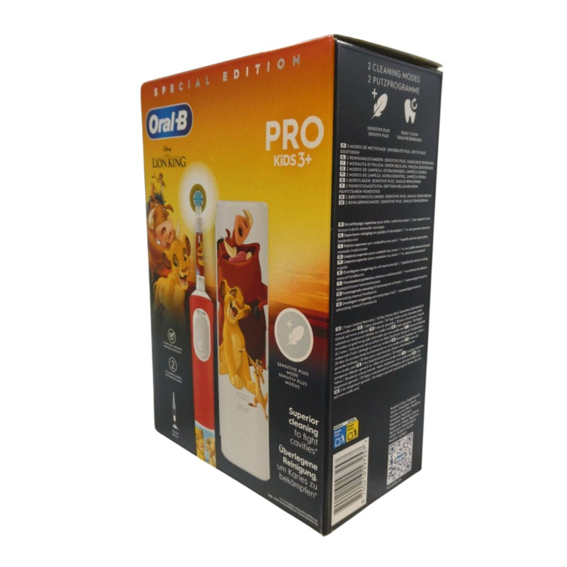 Oral-B Cepillo Electrico Vitality Pro Kids Rey Leon