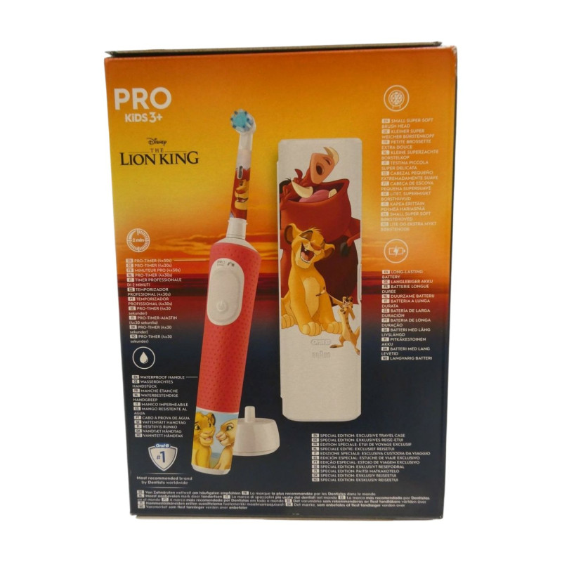 Oral-B Cepillo Electrico Vitality Pro Kids Rey Leon