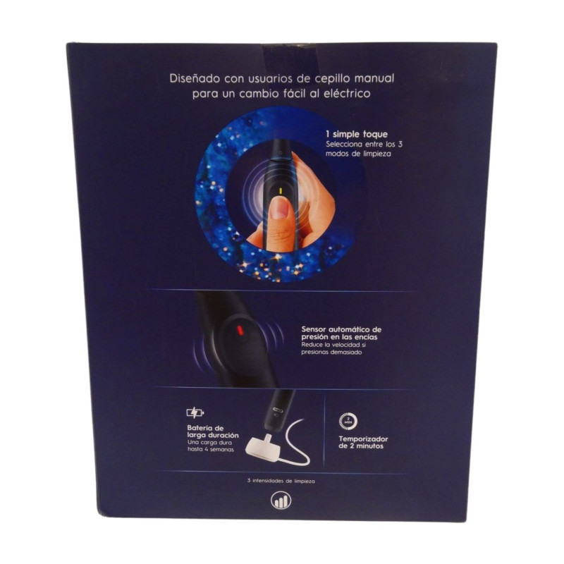 Oral-B Cepillo Dental IO2 Negro + Funda + 2 Recambios