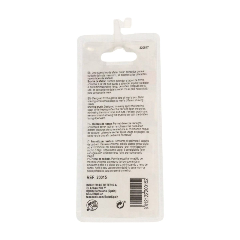 Beter Brocha Afeitar Mango Madera