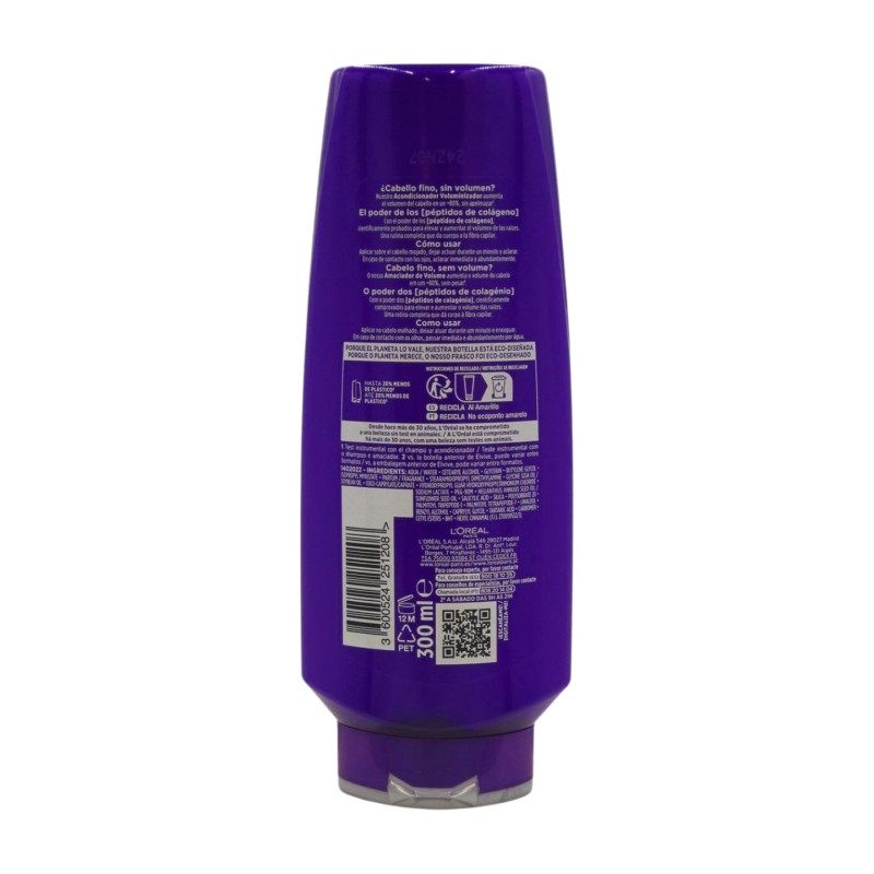 Elvive Acondicionador 400 ml Collagen Lifter Voluminizador