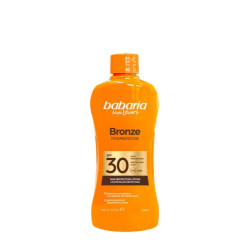Babaria Protector Solar Leche Bronze 100 ml Spf30 Viaje