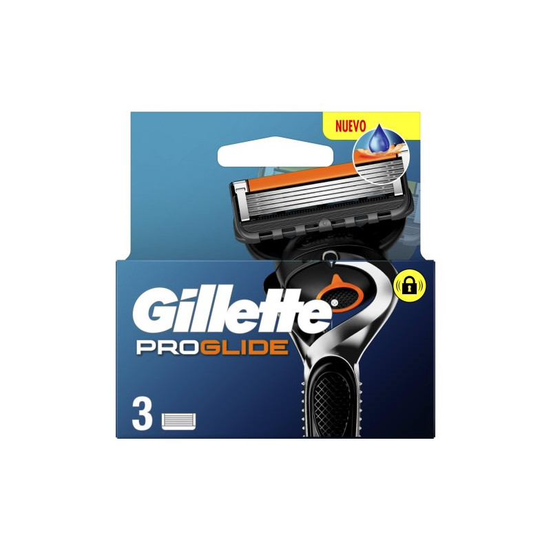 Gillette Cuchillas Afeitar Recambios (3 Ud.) Proglide