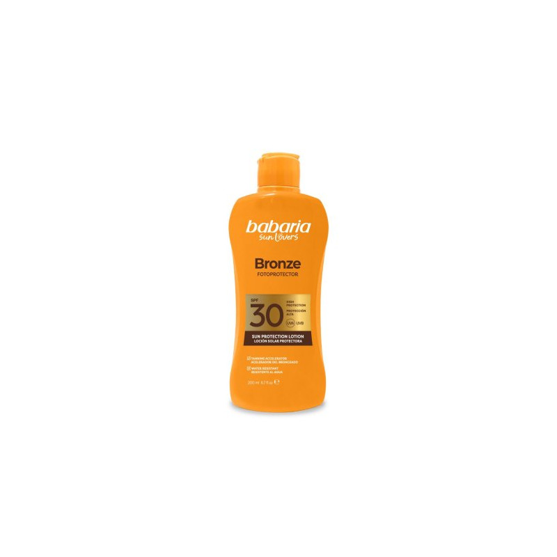 Babaria Protector Solar Leche 200 ml Spf30 Bronze