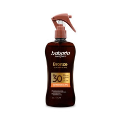 Babaria Aceite Solar Pistola 200 ml Spf30 Bronze Coco