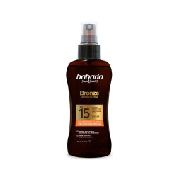 Babaria Aceite Solar Pistola 100 ml Spf15 Coco Viaje
