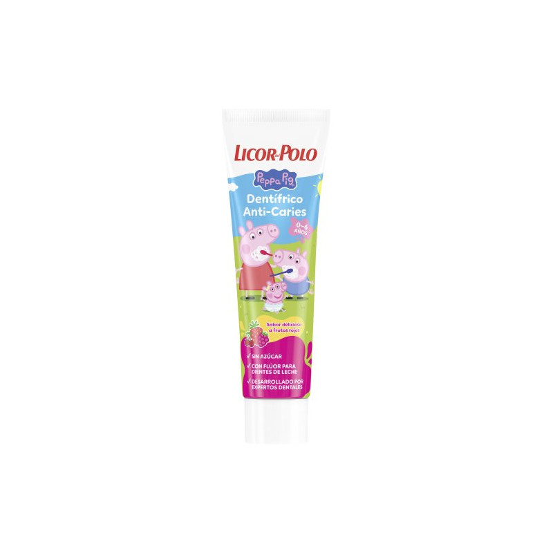 Licor del Polo Crema Dentifrico 50 ml Niños 0-6 Años Peppa Pig