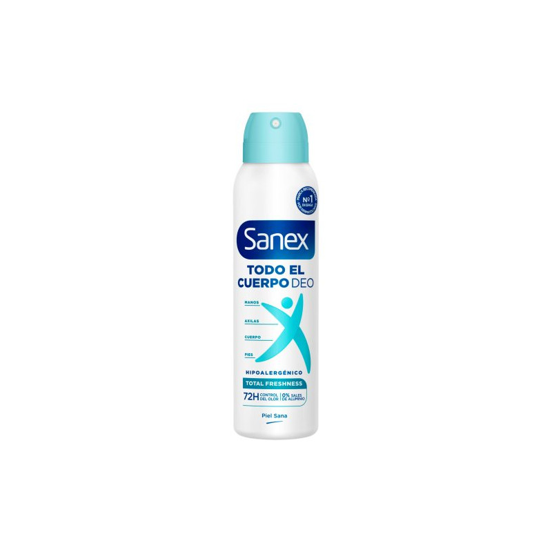 Sanex Desodorante Spray Corporal 150 ml Total Freshness