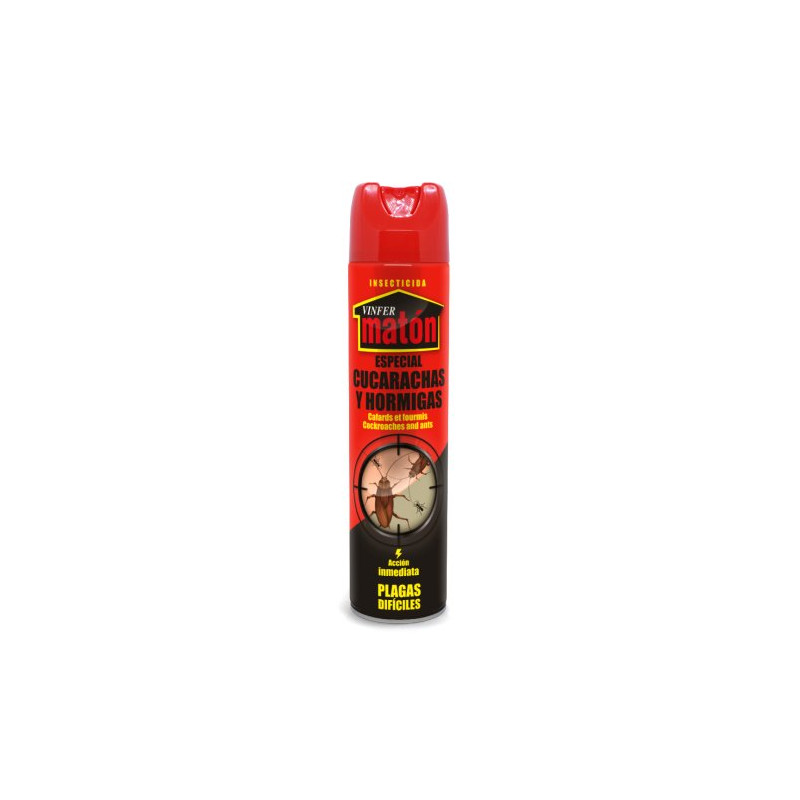 Maton Insecticida Cucarachas y Hormigas 600 ml Spray