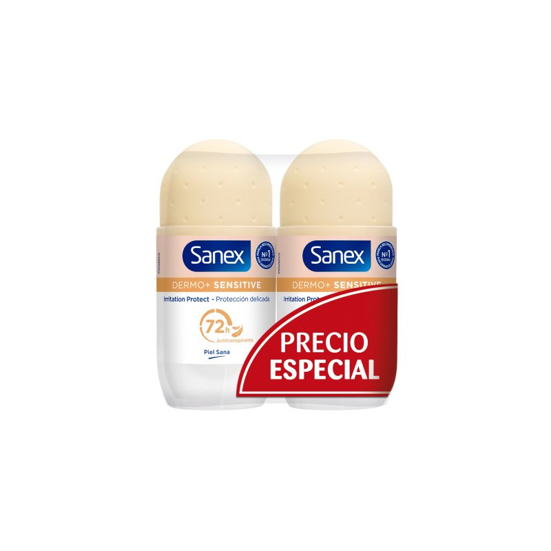 Sanex Desodorante Rollon Sensitive 50 ml (2 Ud.)