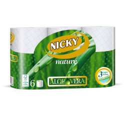 Nicky Papel Higiénico De Nature Con Aloe Vera