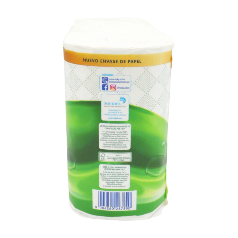 Nicky Papel Higiénico De Nature Con Aloe Vera