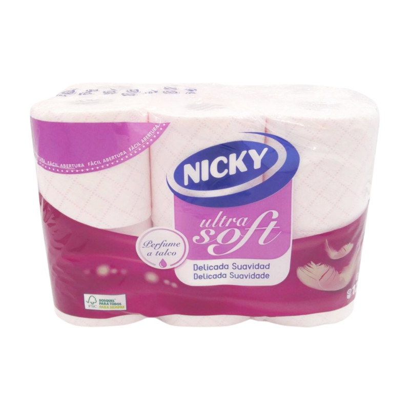 Nicky Papel Higiénico De Ultrasoft Perfumado