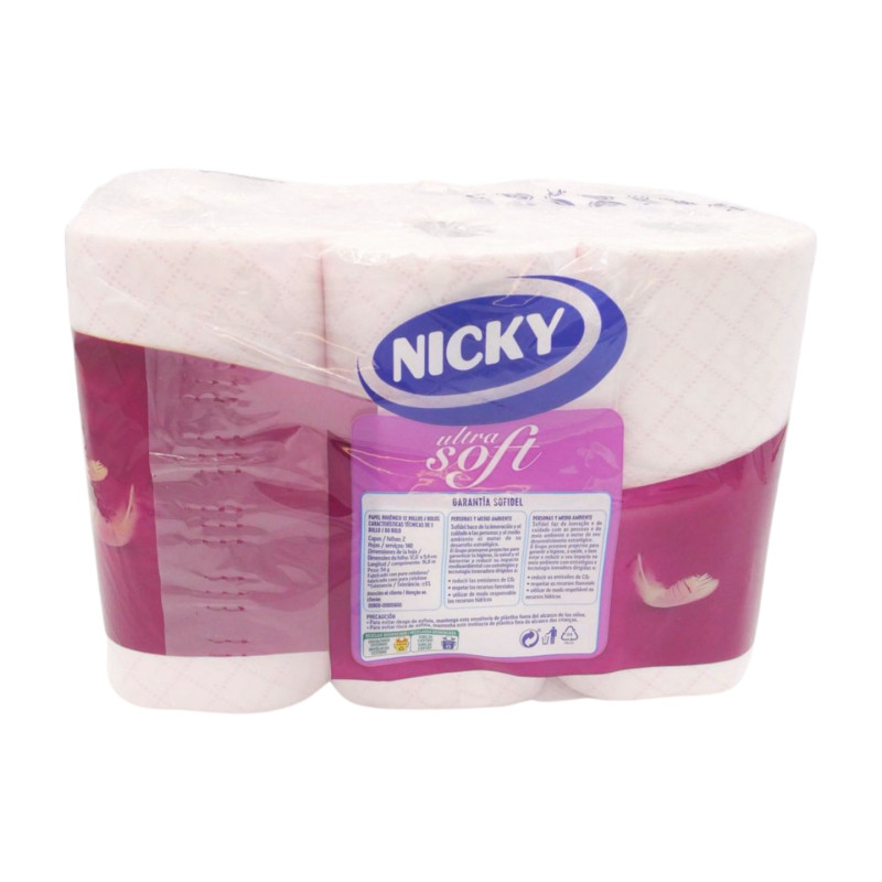 Nicky Papel Higiénico De Ultrasoft Perfumado