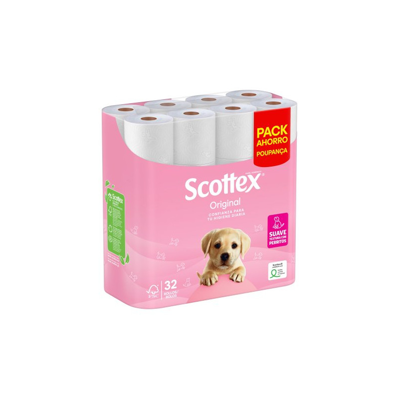 Scottex Papel Higiénico Blanco De Scottex