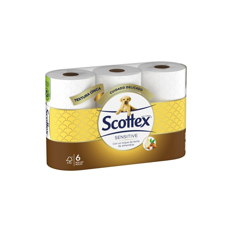 Scottex  Papel Higiénico Sensitive Perfume