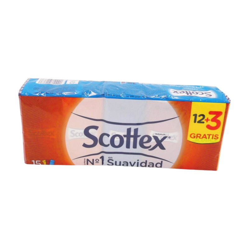 Scottex  Pañuelo 4 Capas 12 Ud