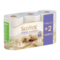 Scottex Higienico Dermo Cuidado 22 M 3 C (4+2 Ud)