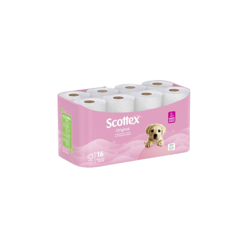 Scottex  Papel Higiénico Blanco De Scottex