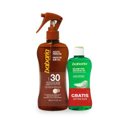 Babaria Aceite Solar 200 ml Spf30 + Aftersun 100 ml 