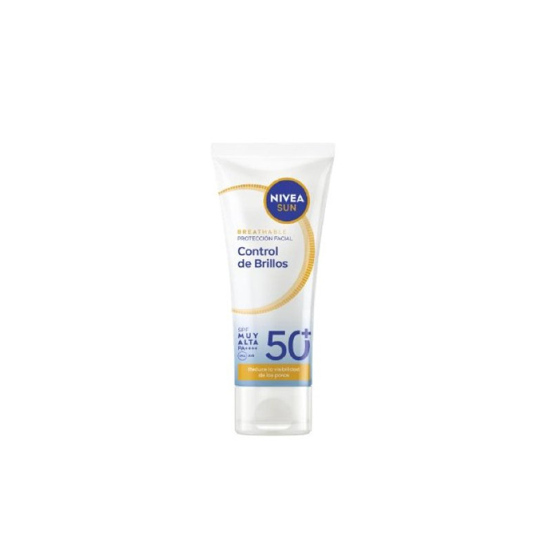 Nivea Protector Solar Crema Facial 40 ml Spf50 Control Brillos