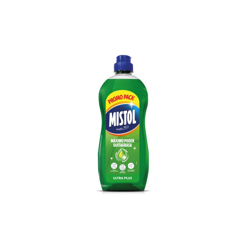 Mistol Lavavajillas a Mano Concentrado 1250 ml Ultra Plus