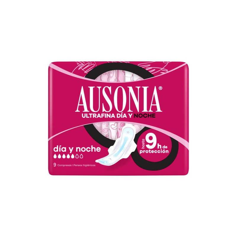 Ausonia Compresas Air Dry 9 Ud