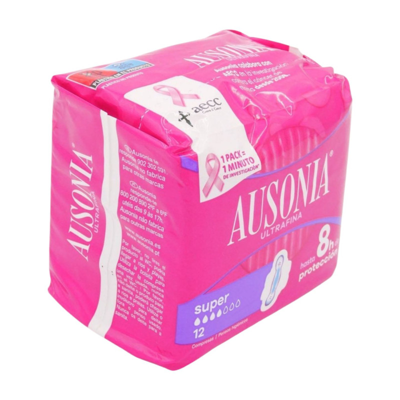 Ausonia Compresas Air Dry Super 12 Ud