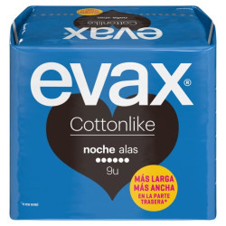 Evax Compresas Cottonlike Noche Alas (9)