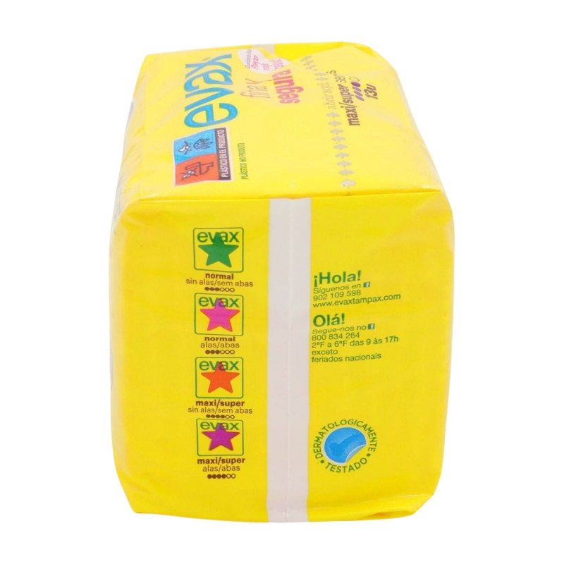 Evax Compresas Fina Y Segura Maxi Sin Alas (13)