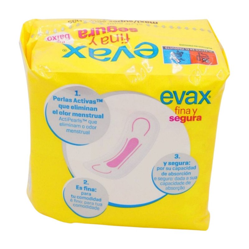 Evax Compresas Fina Y Segura Maxi Sin Alas (13)
