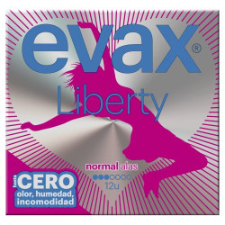 Evax Compresas Liberty Normal Alas (12) 3 Gotas