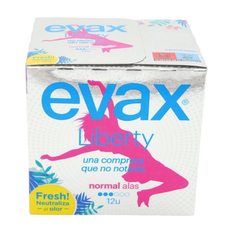 Evax Compresas Liberty Normal Alas (12) 3 Gotas