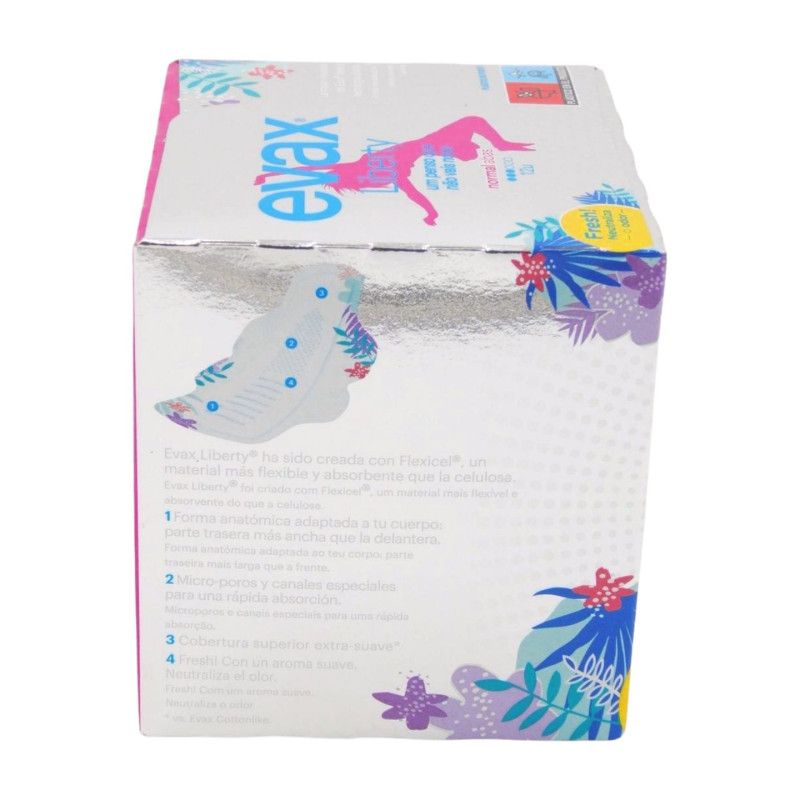 Evax Compresas Liberty Normal Alas (12) 3 Gotas