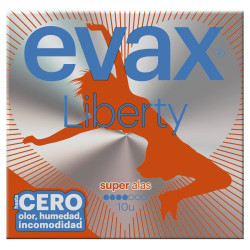 Evax Compresas Liberty Super Alas (10) 4 Gotas