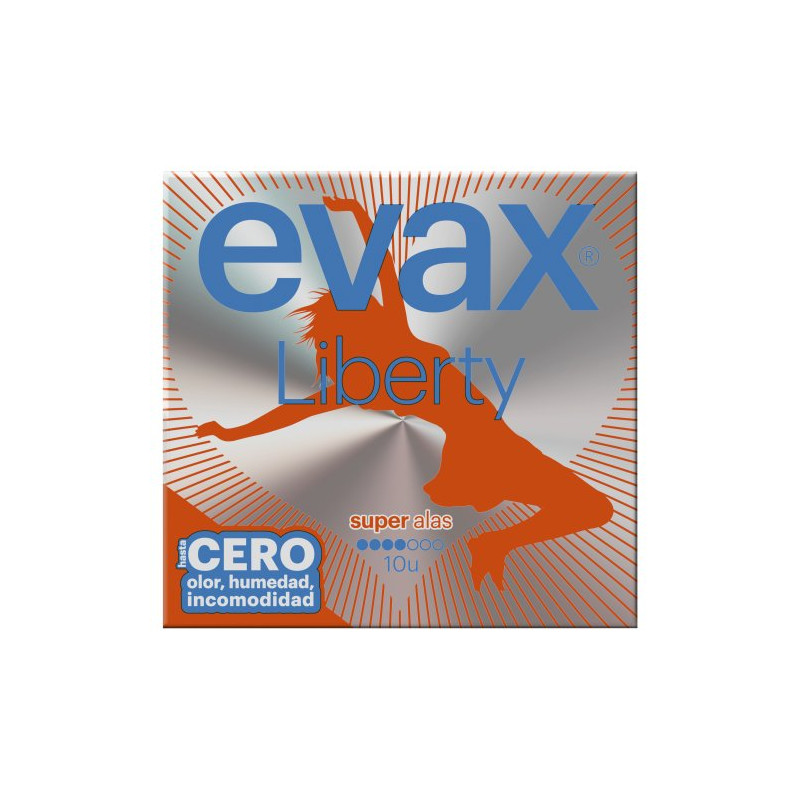 Evax Compresas Liberty Super Alas (10) 4 Gotas