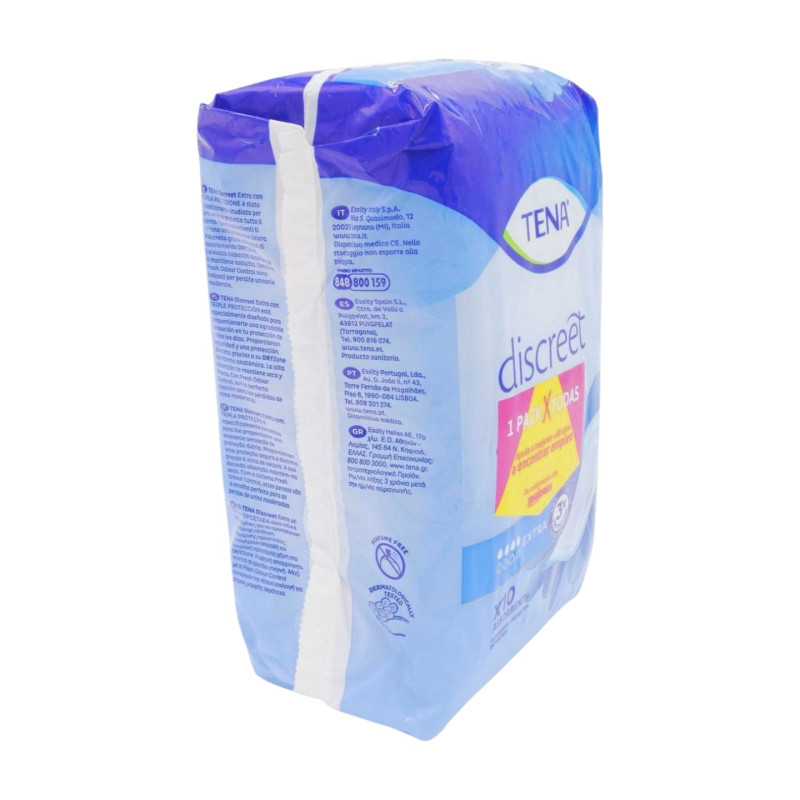 Tena  Compresas Discreet Extra (10) 4G