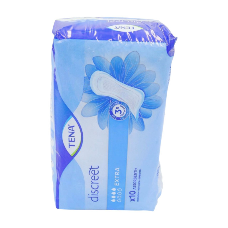 Tena  Compresas Discreet Extra (10) 4G