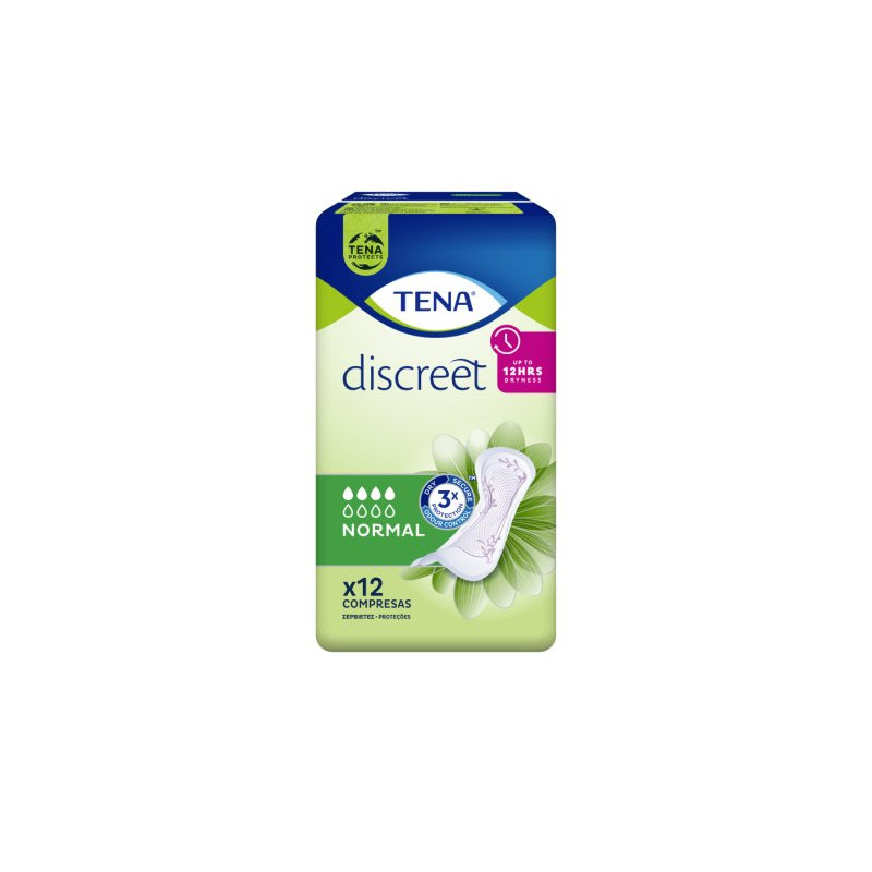 Tena  Compresas Discreet Normal (12) 3G