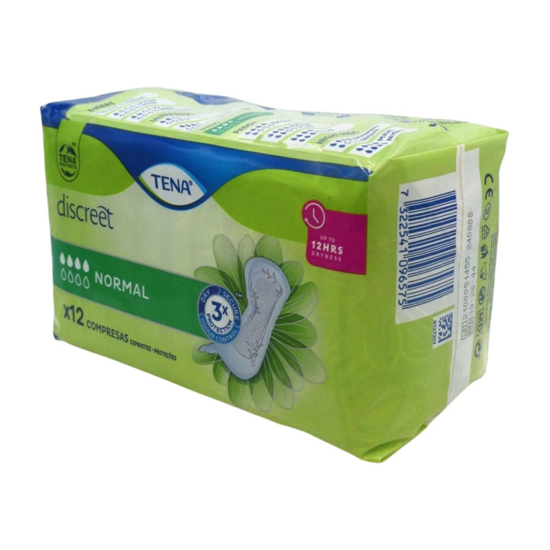 Tena  Compresas Discreet Normal (12) 3G
