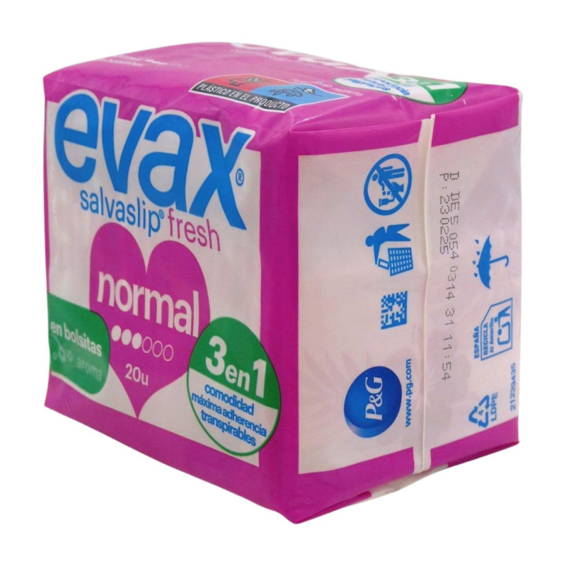 Evax Salvaslip Plegado Fresh (20)