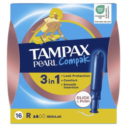 Tampax Pearl Compak Regular (16)