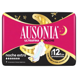 Ausonia Air Dry Noche Alas Extra (7 Ud)