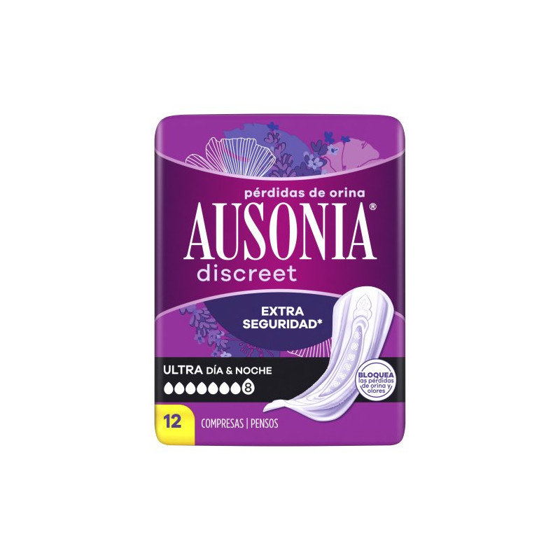 Ausonia Discreet Ultra (12 Ud.) Noche