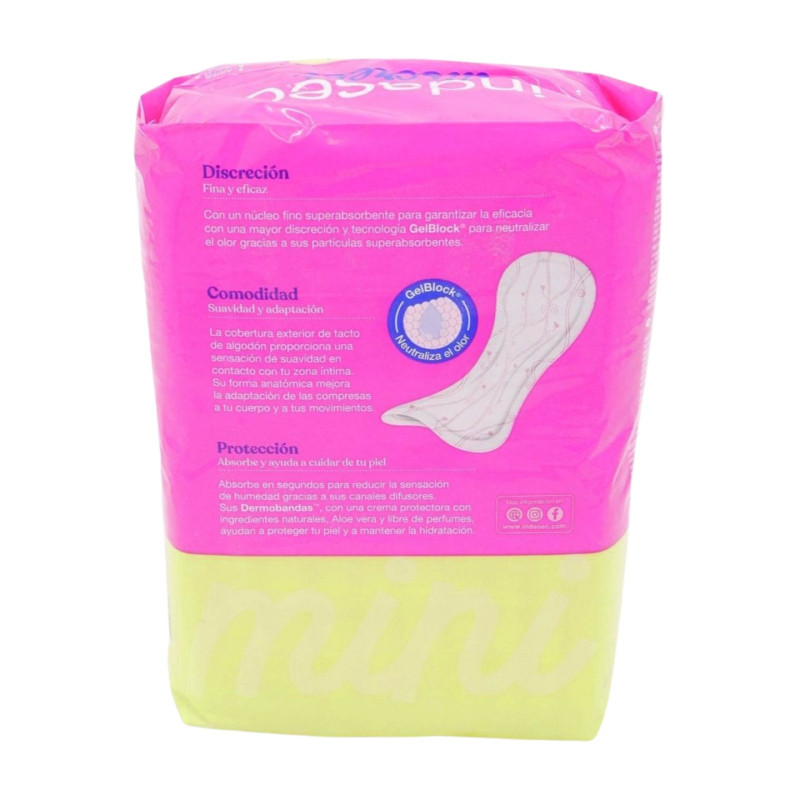 Indasec Compresa Discreet Mini (20 Ud.) 3.5G