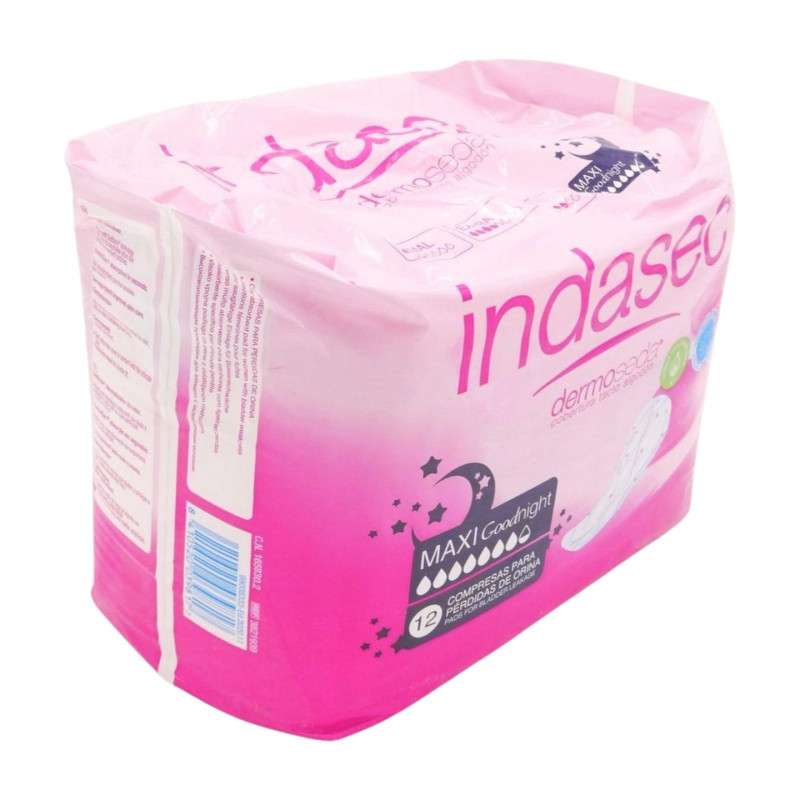 Indasec Compresas Incontinencia Classic Dermo Seda 7.5 Gotas