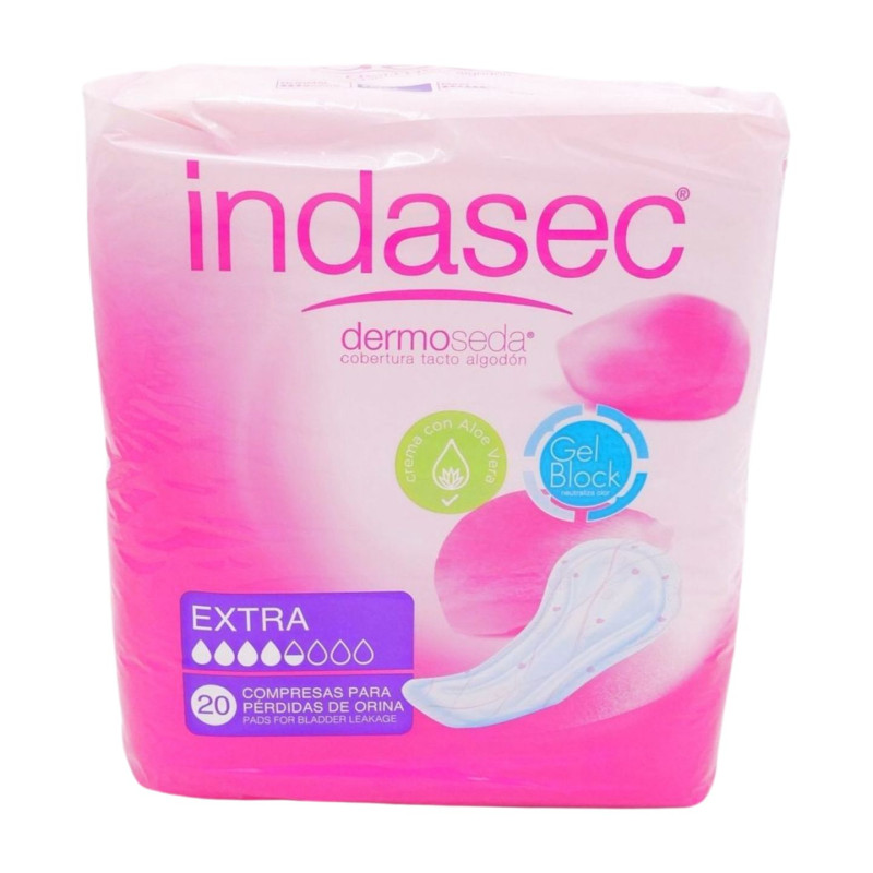 Indasec Compresas Incontinencia Extra 4.5 Gotas
